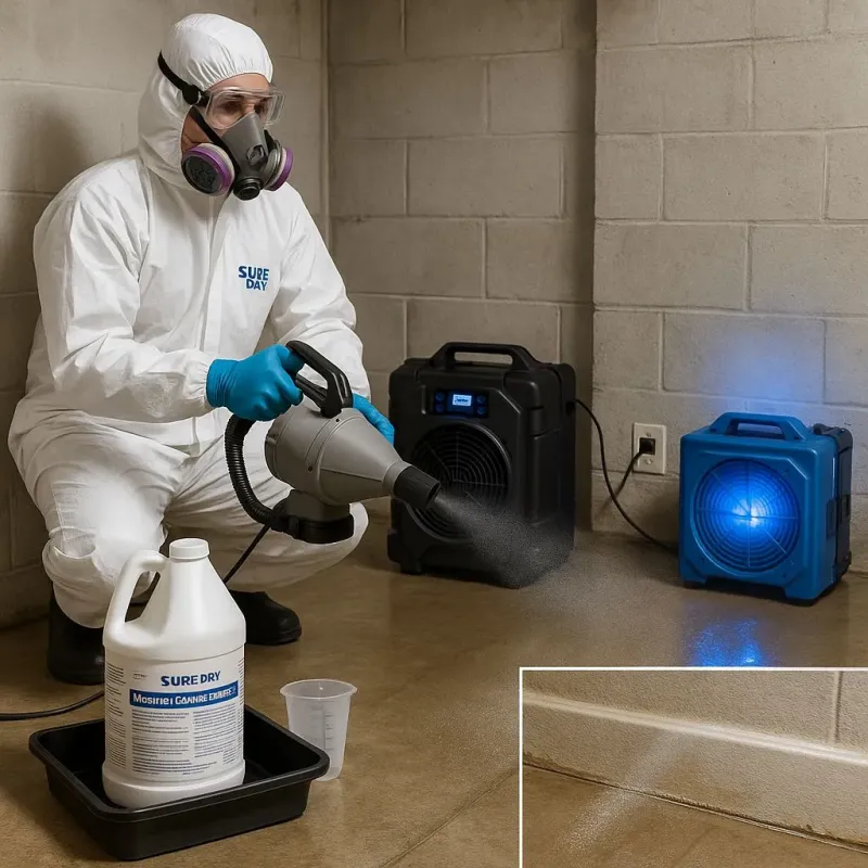 Sanitization and Odor Removal process in Charlotte Hall, MD